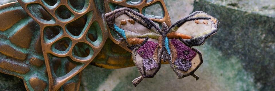 Symbolbild: Handgefertigter Schmetterling